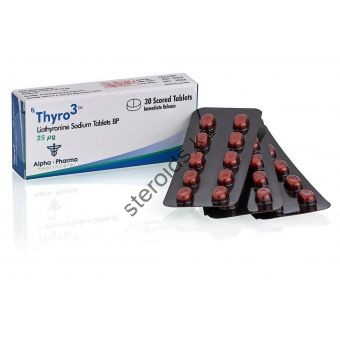 Thyro3 (Трийодтиронин) Т3 Alpha Pharma 30 таблеток (1таб 25 мкг) - Караганда