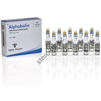 Alphabolin (Метенолон) Alpha Pharma 10 ампул по 1мл (1амп 100 мг) - Караганда