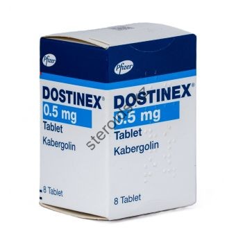 Каберголин Dostinex 8 таблеток (1 таб/0.5 мг)  - Караганда